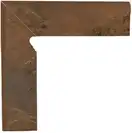 Цоколь Semir Beige Лівий 2 ел 8,1x30 код 5526 Ceramika Paradyz (Z---081X300-1-SEMI.BELE-C)