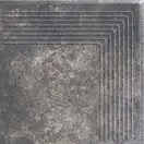 Сходинка кутова Viano Antracite 30x30 код 4801 Ceramika Paradyz (Z---300X300-1-VIAN.ANSN-2)