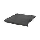 Сходинка з капіносом пряма Semir Grafit 30x33 код 2124 Ceramika Paradyz (Z---300X330-1-SEMI.GTKP-2)