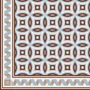 Декор 1900 Florentina-2 Celeste 200x200x8 Vives (11J6)