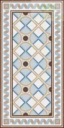 Декор 1900 Florentina-3 Celeste 200x200x8 Vives (11M0)