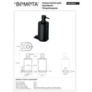 108109010 Galla: Дозатор для рідкого мила 230 мл Bemeta Чехія (108109010)