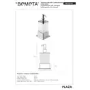 140109161 Plaza(Square)  Дозатор рідкого мила скло   Bemeta (140109161)