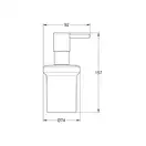Дозатор рідкого мила GROHE Essentials, матовий мідний (40394DL1)
