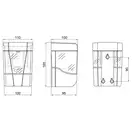 Диспенсер для жидкого мыла Qtap Davcovac mydla DM600WP