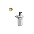 Диспенсер Sonia S-Cube Brushed Gold 85х175х104 мм, золото матове (182107)