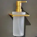 Диспенсер Sonia S-Cube Brushed Gold 85х175х104 мм, золото матове (182107)