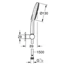 Душевой гарнитур Grohe Rainshower Smartactive 130 26580000