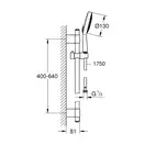 Душовий гарнітур з 4 режимами Grohe Power &amp; Soul Cosmopolitan 130 (27732000)