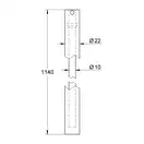 Душова штанга Grohe Euphoria для переоснащення 1140, хром (48053000)