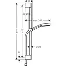 Hansgrohe Pulsify Select 105 Душевой набор, черный матовый (24160670)