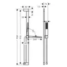 Hansgrohe Pulsify E 100 Душевой гарнитур, хром (24380000)