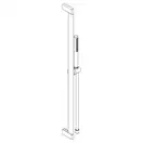 Душовий гарнітур Hansgrohe Pulsify S 100 1jet EcoSmart+ зі штангою 90 см (колір - чорний матовий) 24383670