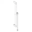 Hansgrohe Pulsify S Штанга для душа, черный матовый (24402670)