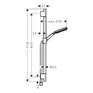 Hansgrohe Raindance Alive Select S Душ. гарнитур, белый (24602700)