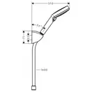Душевой гарнитур Hansgrohe Vernis Blend EcoSmart (цвет - хром) (26278000) фото 5 Aquada.com.ua