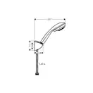 Душевой гарнитур Hansgrohe Crometta 85 (27569000) фото 2 Aquada.com.ua