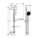 Hansgrohe Activera Select S 95 Душевой гарнитур, хром (28044000)
