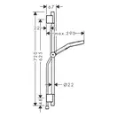 Душовий гарнітур Hansgrohe Rainfinity EcoSmart 3jet зі штангою 65 см (колір - чорний матовий)  28746670