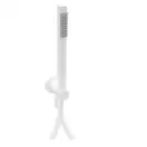 Ручной душ с держателем Paffoni Light (цвет - белый матовый) (ZDUP094BO) фото 1 Aquada.com.ua