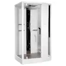 Паровой бокс Devit Soul 1200 × 900 х h2200 мм (профиль - белый, стекло - прозрачное) левое открывание FEN8912WL