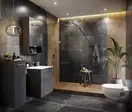 Geberit Geo Душова кабіна 90х90, срібний профіль (560.122.00.2)