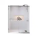 KOER SR SD06-140x220-TR-01 Дверь в нишу, хром (KR5368)