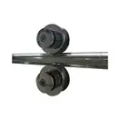 KOER SR SD06-140x220-TR-01 Дверь в нишу, хром (KR5368)