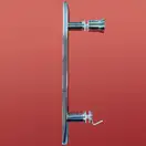 Koer SR SD01-120x200 Двері в нішу, графіт (KR5378)