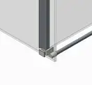 KOER SR SW01-90x200-TR-01 Боковая стенка, хром (KR5381)