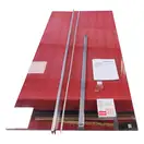 KOER SR SP01-90x200-TR-01 Душевая перегородка, хром (KR5392)