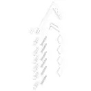 KOER SR SP02-100x200-TR-07 Душевая перегородка, графит (KR5397)