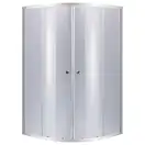 Набор Lidz душевая кабина Latwa SC80x80.SAT.HIGH.GR, стекло тонированное 4 мм + поддон с панелью Kupala (LLSC8080SATHIGHGR2SET)