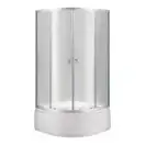 Душевая кабина Lidz Latwa SC80x80.SAT.HIGH.TR, стекло прозрачное 4 мм (LLSC8080SATHIGHTR)