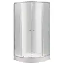 Душевая кабина Lidz Latwa SC80x80.SAT.LOW.TR, стекло прозрачное 4 мм (LLSC8080SATLOWTR)