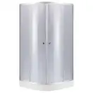 Набор Lidz душевая кабина Latwa SC90x90.SAT.LOW.GR, стекло тонированное 4 мм + поддон Kupala (LLSC9090SATLOWGR2SET)