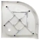 Душевая кабина Lidz Latwa SC90x90.SAT.LOW.TR, стекло прозрачное 4 мм (LLSC9090SATLOWTR)