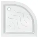 Набор Lidz душевой бокс Majatek SB90x90.BLA.LOW.TR, стекло прозрачное 5 мм + поддон Kupala (LMSB9090BLALOWTR2SET)