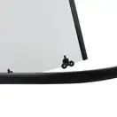 Набор Lidz душевой бокс Majatek SB90x90.BLA.LOW.TR, стекло прозрачное 5 мм + поддон Kupala (LMSB9090BLALOWTR2SET)