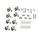Душевой бокс Lidz Tani SB90x90.SAT.LOW.FR, стекло Frost 4 мм без поддона (LTSB9090SATLOWFR2)