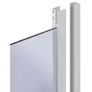 Набор Lidz душевая кабина Wawel SC80x80.SAT.LOW.GR, стекло тонированное 4 мм + поддон Mazur (LWASC8080SATLOWGR2SET)