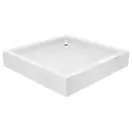 Набор Lidz душевая кабина Wawel SC90x90.SAT.LOW.FR, стекло Frost 4 мм + поддон Mazur (LWASC9090SATLOWFR2SET)