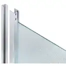 Набор Lidz душевая кабина Wawel SC90x90.SAT.LOW.FR, стекло Frost 4 мм + поддон Mazur (LWASC9090SATLOWFR2SET)