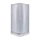 Душевая кабина Lidz Wawel SC90x90.SAT.LOW.GR, стекло тонированное 4 мм (LWASC9090SATLOWGR)