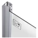 Душевая кабина Lidz Wawel SC90x90.SAT.LOW.TR, стекло прозрачное 4 мм (LWASC9090SATLOWTR)