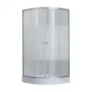 Душевая кабина Lidz Wieza SC80x80.SAT.LOW.L, стекло Linie 4 мм (LWISC8080SATLOWL)