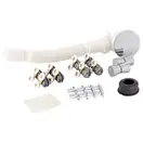 Душевая кабина Lidz Wieza SC80x80.SAT.LOW.L, стекло Linie 4 мм (LWISC8080SATLOWL)