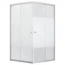 Душевая кабина Lidz Wiezak SC80x80.SAT.LOW.L, стекло Linie 4 мм без поддона (LWKSC8080SATLOWL2)