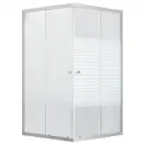Набор Lidz душевая кабина Wiezak SC80x80.SAT.LOW.L, стекло Linie 4 мм + поддон Mazur (LWKSC8080SATLOWL2SET)