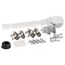 Душевая кабина Lidz Wiezak SC90x90.SAT.LOW.L, стекло Linie 4 мм (LWKSC9090SATLOWL)